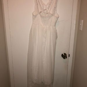 White lace dress!